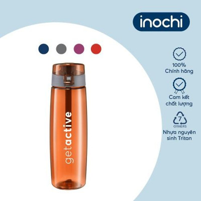 Bình Nước Thể Thao Kita Active Sản Xuất Theo Tiêu Chuẩn Nhật Bản An Toàn Cho Người Dùng- Chính hãng inochi ( Tặng kèm khăn lau đa năng pakasa)