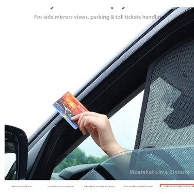 Rèm Che Nắn xe Outlander 2018-2023 loại 2 Rèm Chắn Nắng Nam Châm Cho Xe ô tô, Bộ 4 Tấm, có nam châm