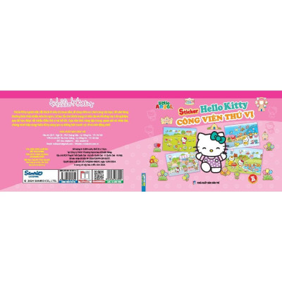 Sách - Sticker Hello Kitty - Mua Sắm Thông Minh + Khám Phá Nông Tại + Công Viên Thú Vị - Combo 3 Cuốn - Minh Thắng