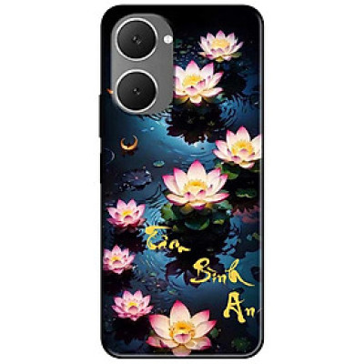 Ốp lưng cho Vivo Y03 - Y03T - Y18 - Y18S - Y18T - Y27 5G - Y28 4G - Y36 - Tâm Sen Hồng An - Hàng Chính Hãng
