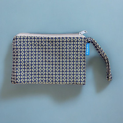 Túi – Ví Vải MINI đựng đồ cá nhân – Karibon -Gấm Họa Tiết Vàng 