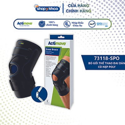 Bó gối thể thao đai dán có nẹp poly 73118-SPO Actimove Knee Brace