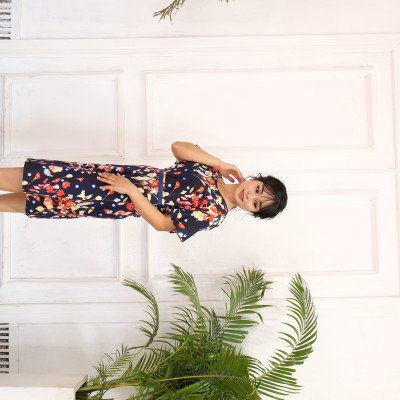 Váy đầm tone cotton maxi dài dạo chơi, đi biển - New4all Mã 40