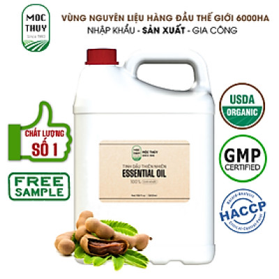 Tinh Dầu Me Nguyên Chất Hữu Cơ MỘC THỦY 100ML - Tamarind Essential Oil - Khử Mùi Xông Thơm Phòng, Thư Giãn - Đạt chuẩn chất lượng kiểm định