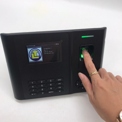 Máy chấm công vân tay và thẻ cảm ứng GIGATA  879C ( pin lưu điện) - Hàng nhập khẩu