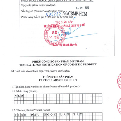 Tinh Dầu Thiên Nhiên Nano Ngọc Lan Tây 5ml