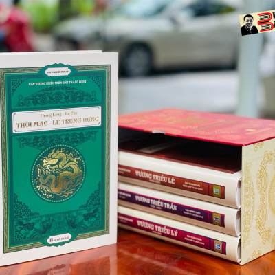 (Combo trọn bộ 4 cuốn) CÁC VƯƠNG TRIỀU TRÊN ĐẤT THĂNG LONG - ẤN BẢN BÌA CỨNG – Nhiều tác giả – NXB Hà Nội 