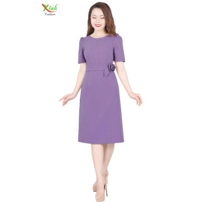 Đầm Suông A Kết Hoa Sang Trọng Gọn Dáng DL813-833