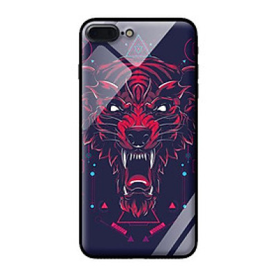 Ốp lưng kính cường lực cho iPhone 7 Plus Sói Hú - Hàng chính hãng