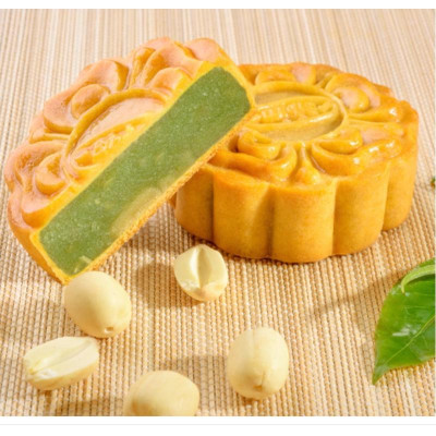 Bánh trung thu Lava phomai hạt sen hạt chia 0 trứng 150 gam 8X Bibica