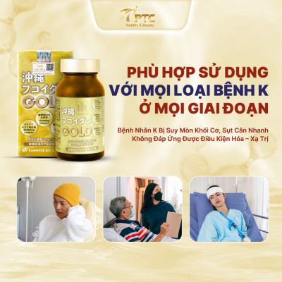Okinawa Fucoidan Gold – Hỗ trợ điều trị ung thư và chống suy mòn khối cơ