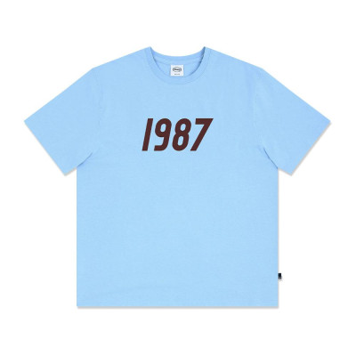 Áo thun 21SS Mmlg 1987 HF-T (Baby Blue) tay ngắn cổ tròn - cho nam, nữ, unisex - MMLGT009