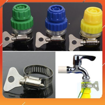 ️Evoucher Bộ dây vòi xịt nước rửa xe, tưới cây , tăng áp 3 lần, loại 15m 206236 đầu đồng,đai,nối vàng+  mở chai