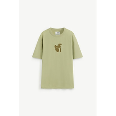 Áo Thun ROUTINE Tay Ngắn 100% Cotton In Hình Form Loose - 10S24TSS005 LASTORE MENSWEAR