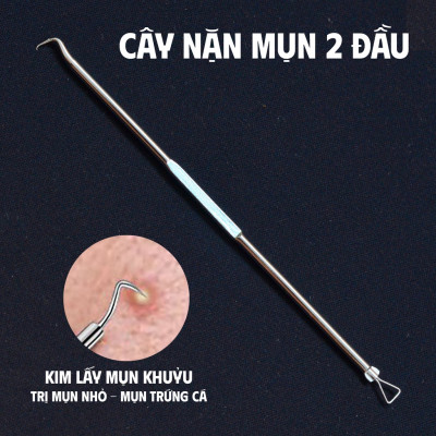 BỘ DỤNG CỤ NẶN MỤN 4 CÂY CÓ HỘP ĐỰNG - Hàng chính hãng