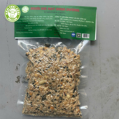 Muối Mè Hạt Vị Hải Sản Thuần Chay 50g Nấm Tươi Cười