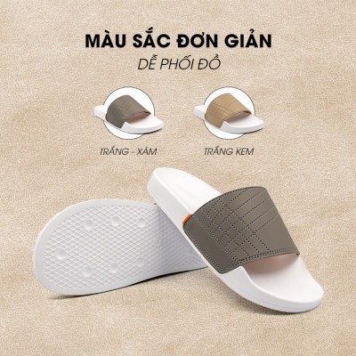 Tomoyo Dép Quai Ngang Da Microfiber Siêu Nhẹ TMD31504