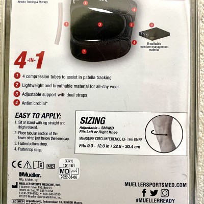 2 Cái Bó Gối  Mueller 59857 Max Knee Strap (59857)