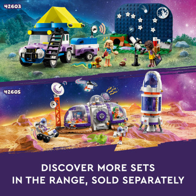 LEGO FRIENDS 42603 Đồ chơi lắp ráp Xe cắm trại ngắm trời sao (364 chi tiết)