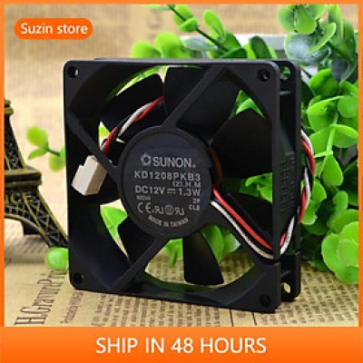 (Ready Stock)Original For SUNON KD1208PKB3 8020 8cm 12V 1.3W Chassis Silent Fan