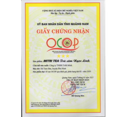Trà Sâm Ngọc Linh túi lọc Triết Minh ( 12 gói  x 2gram )
