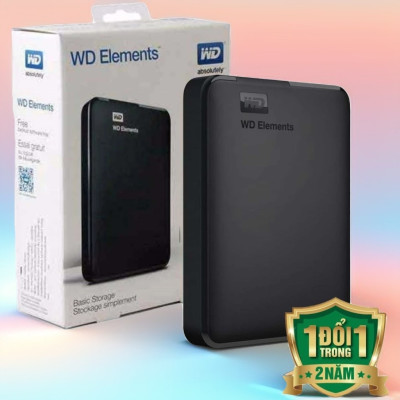 Ổ cứng di động WD Elements USB 500GB: Đối tác lưu trữ đáng tin cậy cho máy tính của bạn