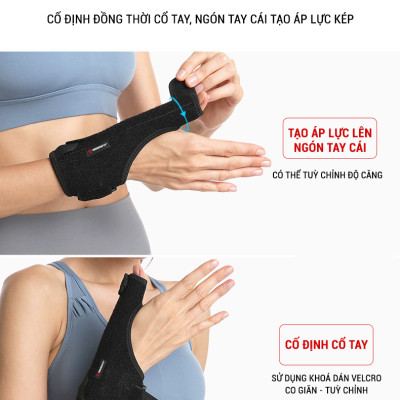 Băng nẹp cố định ngón tay cái, cổ tay GoodFit GF305W (trái/phải)