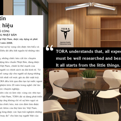 Kéo cắt tóc TORA NB-265