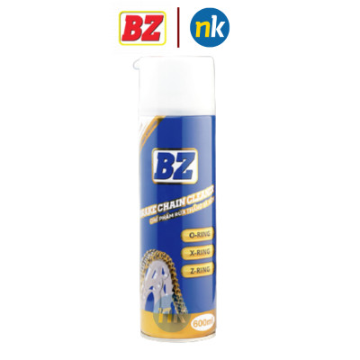 Chai xịt vệ sinh sên BZ 600ml, rửa sên, bảo dưỡng sên 450ml, xích, sên trần, sên phốt cao su, bàn chải vệ sinh sên 3D
