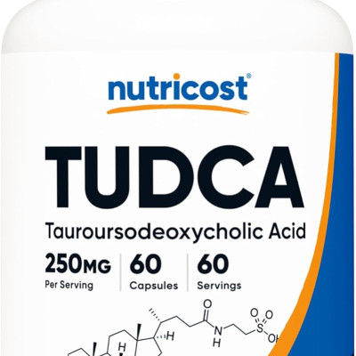 Viên Uống Hỗ Trợ Gan Nutricost Tudca 250mg (60 Viên), Hỗ Trợ Bảo Vệ Gan, Thận, Tăng Cường Miễn Dịch