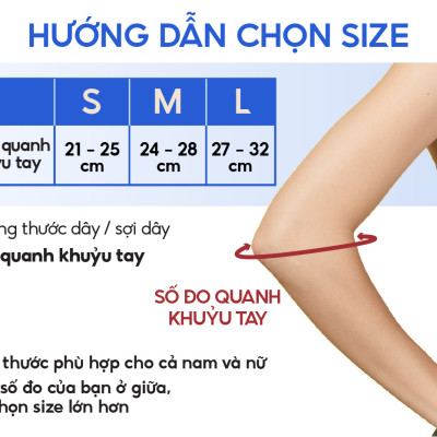 Đai quấn khuỷu tay loại vừa Phiten metax elbow band middle AP246003/AP246004/AP246005