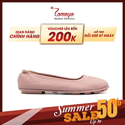 Giày Búp Bê Nữ Hồng Trơn TOMOYO TMW20408