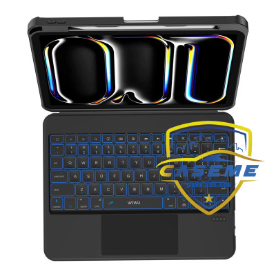 Bao da bàn phím Wi WU MK-007 Pro 360° – Touchpad thông minh, bàn phím cắt kéo, dành cho iPad Pro/Air 11” & 10.9” (2024/2025) - Hàng Chính Hãng