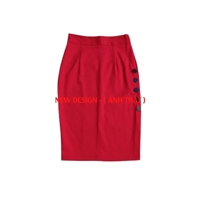 Chân váy bút chì công sở lưng cao, Dáng dài thanh lịch -  New Design CV0031