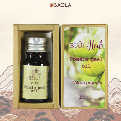 Tinh dầu Bưởi Huế thương hiệu Làng Hạ 30ml (Pomelo Peel oil): Giúp chăm sóc tóc, giảm rụng tóc, xông phòng, lọc không khí - Hàng Chính Hãng