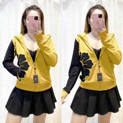 Áo khoác nỉ thun coton da cá chống nắng cao cấp nhiều màu  MS02 Freesize 40- 56kg