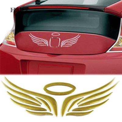 Decal  3D Đôi Cánh Dán Xe Trang Trí  Xe Ô Tô