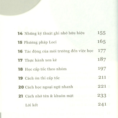 HỌC CẤP TỐC - Phương Pháp Học Nhanh - Nhớ Lâu Rèn Luyện Trí Nhớ Và Tư Duy Nhạy Bén