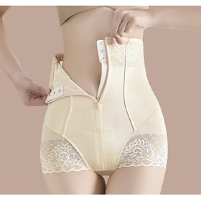 Quần Gen Định Hình Bụng Khóa Kéo Phối Ren Quyến Rũ 2055 – Eo Thon, Bụng Phẳng, Tự Tin Mỗi Ngày