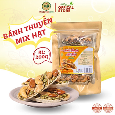 BÁNH THUYỀN MIX HẠT TÂN LỘC PHÁT BỊCH 200G