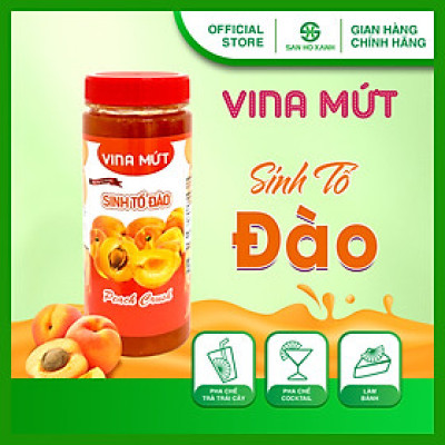 Sinh Tố VINA MỨT (Hũ 650gr) - Vị Trái Cây Tươi Tự Nhiên