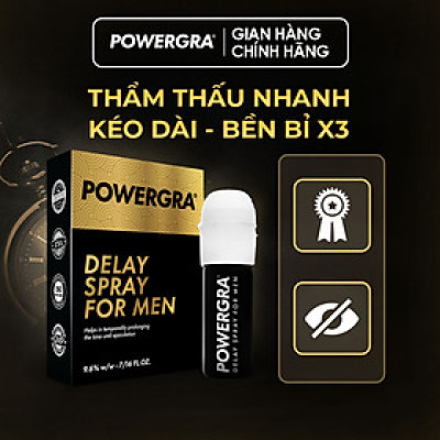 Chai xịt hỗ trợ nam giới Powergra For Men - Chai 13ml