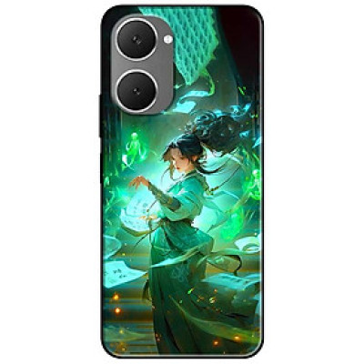 Ốp lưng cho Vivo Y03 - Y03T - Y18 - Y18S - Y18T - Y27 5G - Y28 4G - Y36 - Thiếu Nữ Xanh - Hàng Chính Hãng