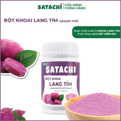 Bột Khoai Lang Tím nguyên chất SATACHI. Hộp 418g