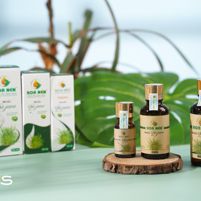 Tinh dầu Sả Java nguyên chất Hoa Nén 3ml - 100ml - Đuổi muỗi, khử mùi, kháng khuẩn