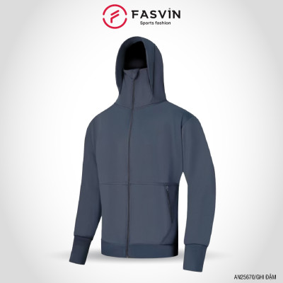Áo khoác chống nắng nam Fasvin AN25670 chất thun lạnh chống tia UV thiết kế tản nhiệt chống nóng tốt