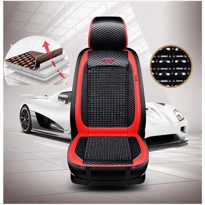 TỰA LƯNG LÓT GHẾ Ô TÔ, XE HƠI HẠT GỖ CHỐNG NÓNG, TRƯỢT VÀ MASSAGE CAO CẤP.