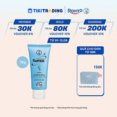 Kem chống muỗi Rohto Metholatum Remos Hương Sả Chanh 70g