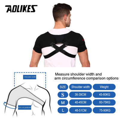Đai cố định khớp vai đôi AOLIKES A-1695 Strap compression sports