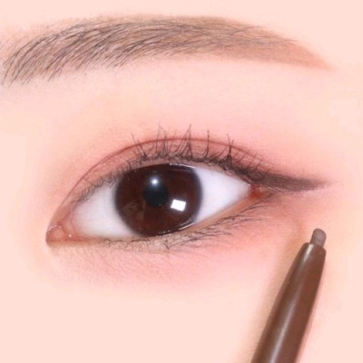 Bút Chì Sáp Kẻ Lông Mày Không Lem Trôi Lõi Siêu Mịn Kissme Heroine Make Quick Eyeliner (3 Màu)
